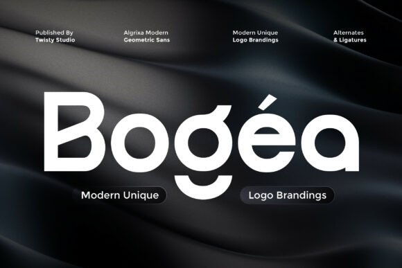 Bogea: A Designer's Guide to a Modern Geometric Sans-Serif