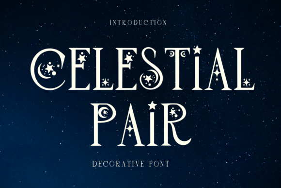 Celestial Pair: Unlocking the Magic of Cosmic Typography in Modern Design
