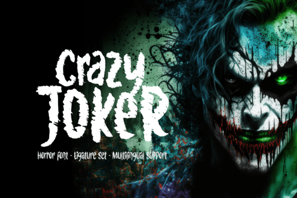 Crazy Joker: A Font That Captures Horror's Essence