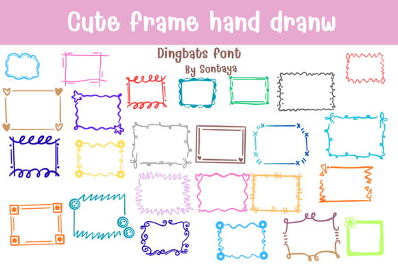 Cute Frame: Hand-Drawn Borders for Your Digital Projects