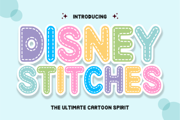 Disney Stitches: A Practical Guide to This Whimsical Display Font