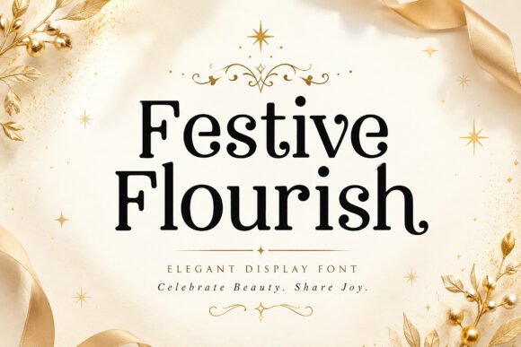 Festive Flourish: An Evaluation of the Elegant Serif Display Font