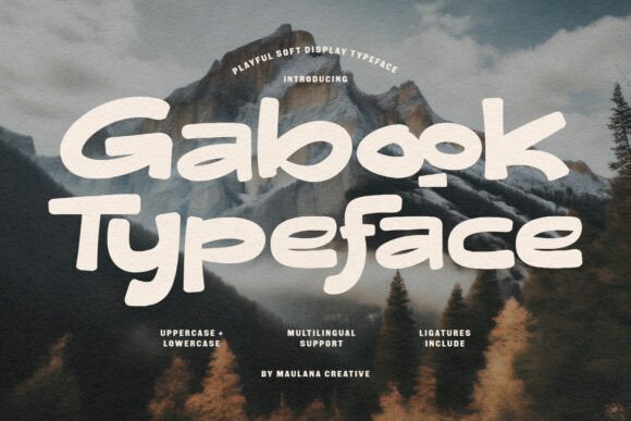 Gabook: A Typeface with a Human Touch