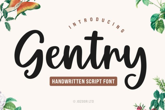 Gentry Font: The Flowing Script for Modern Design