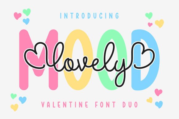 Lovely Mood Duo: A Romantic Font for Creative Projects