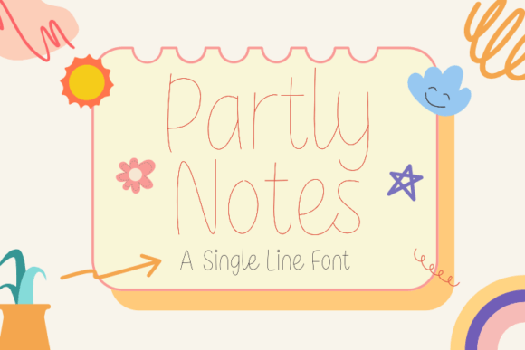 Partly Notes: The Elegant Script Font for Modern Design