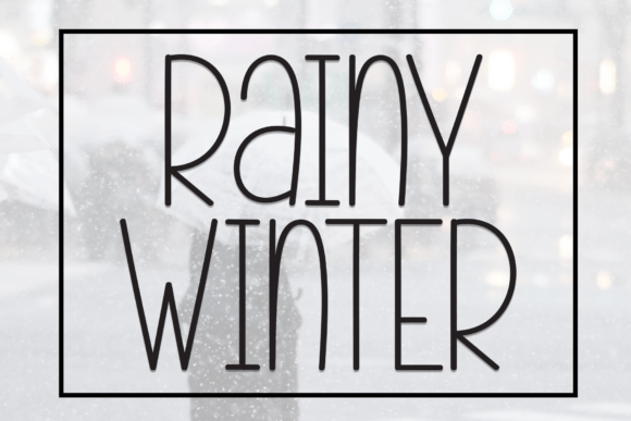 Rainy Winter: A Practical Evaluation of a Handwritten Display Font