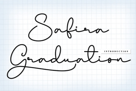 Safira Graduation: The Art of Rhythmic, Handcrafted Typography