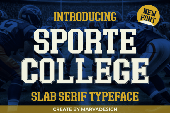 Sporte College: The Classic Athletic Font for Modern Design