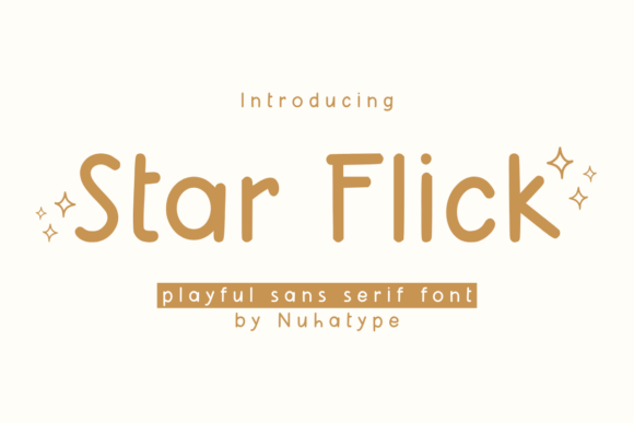 Star Flick: The Elegantly Minimalist Sans Serif for Modern Creators