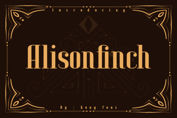 The Timeless Elegance of Alison Finch: A Serif Font for Every Creative Vision