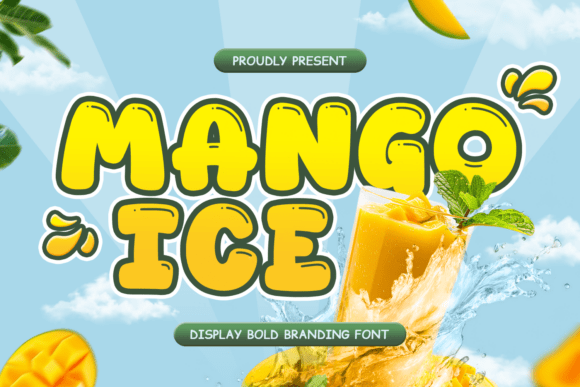 The Visual Language of Sweetness: Analyzing the Mango Ice Font