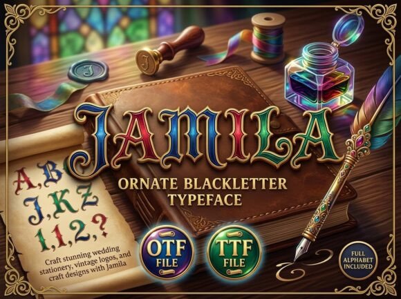 Unlocking Old-World Elegance: A Deep Dive into the Jamila Typeface